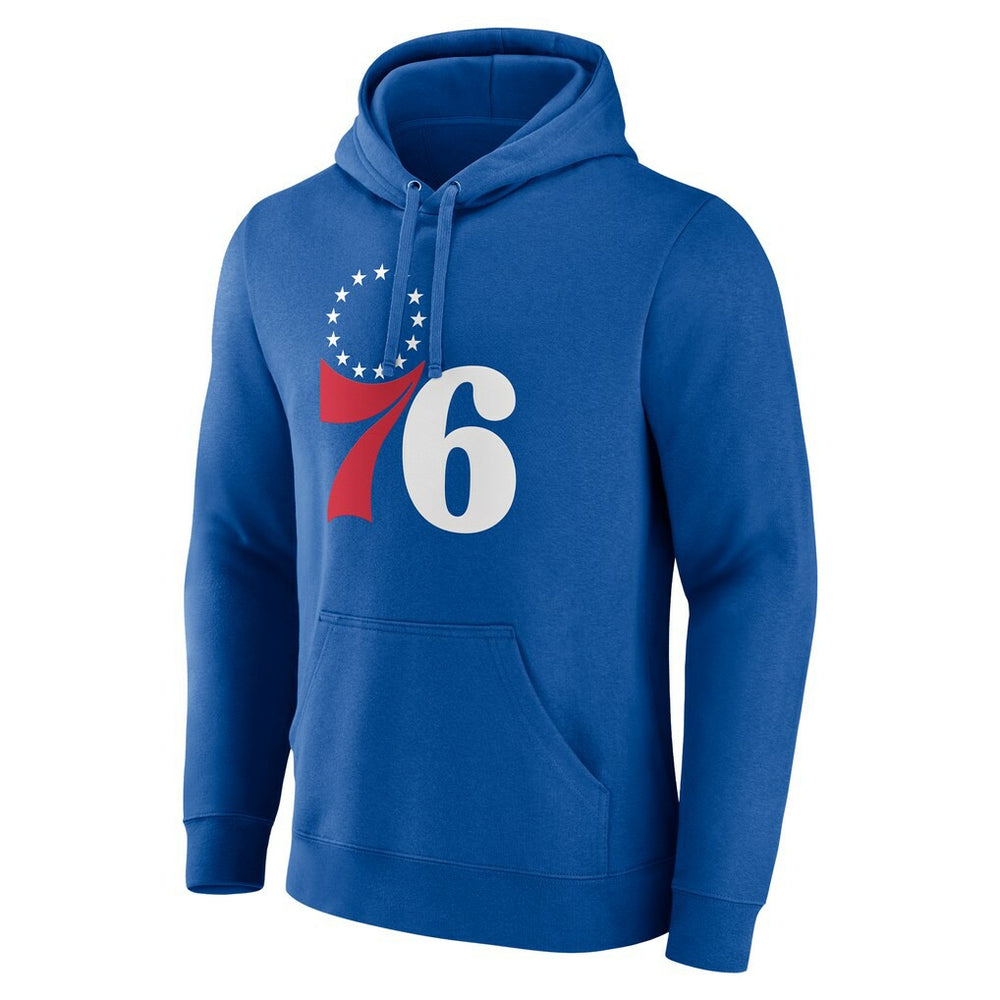 Philadelphia 76ers Playmaker Personalized Name & Number Pullover Hoodie - Royal outlet