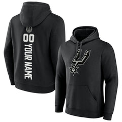 San Antonio Spurs Playmaker Personalized Name & Number Pullover Hoodie - Black cheap