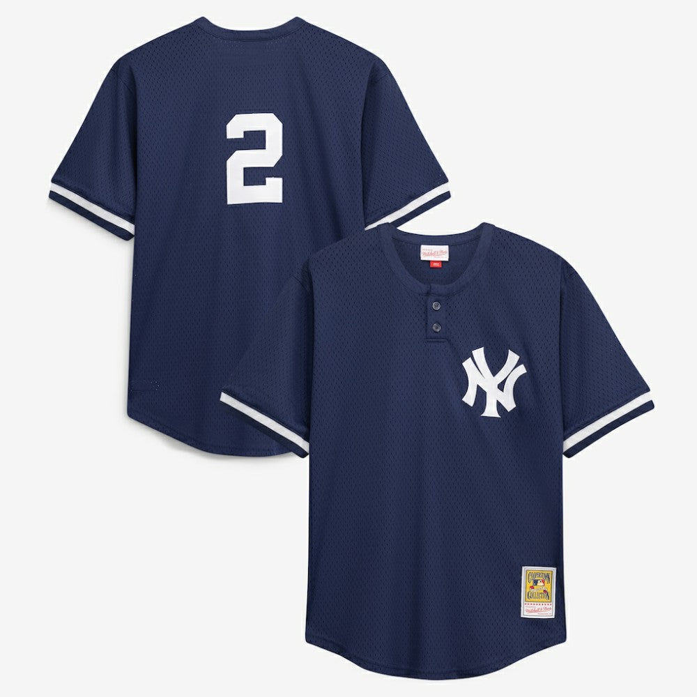 Derek Jeter New York Yankees Big & Tall Batting Practice Replica Player Jersey Navy