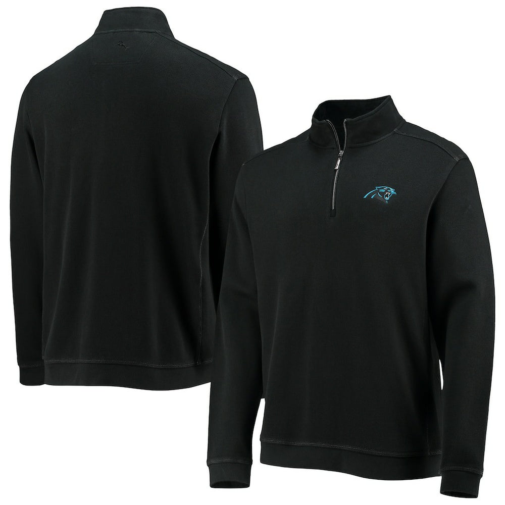 Carolina Panthers Nassau Half-Zip Jacket - Black cheap
