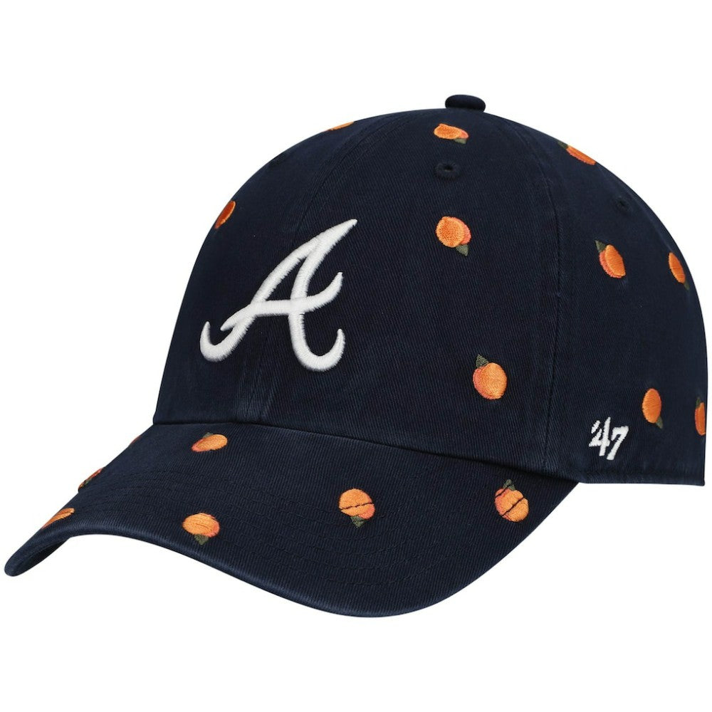 Atlanta Braves Women's Confetti Clean Up Adjustable Hat Navy