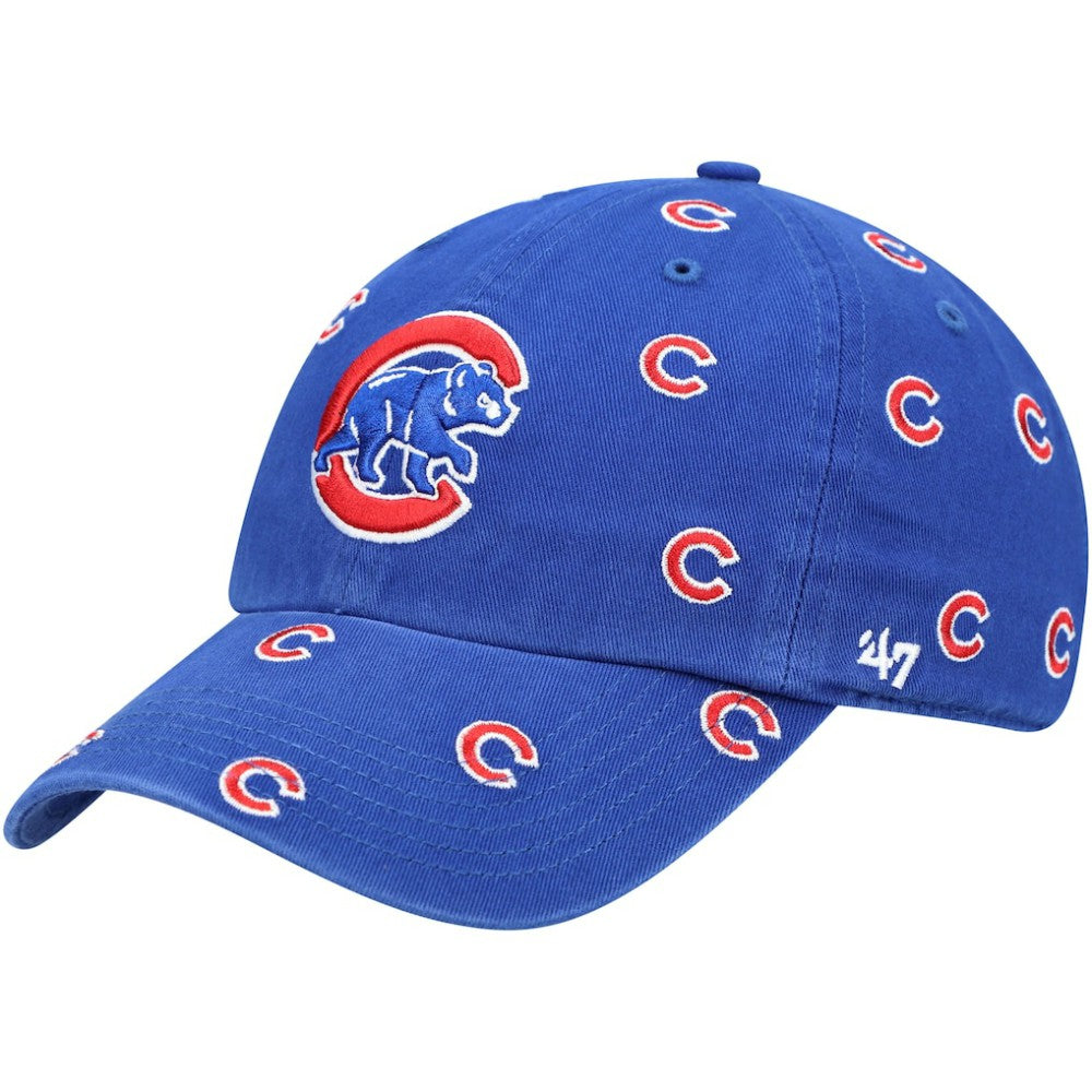 Chicago Cubs Women's Confetti Clean Up Adjustable Hat Royal