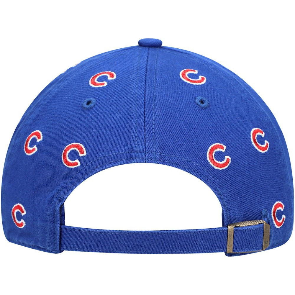 Chicago Cubs Women's Confetti Clean Up Adjustable Hat Royal