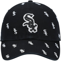 Chicago White Sox Women's Confetti Clean Up Adjustable Hat Black
