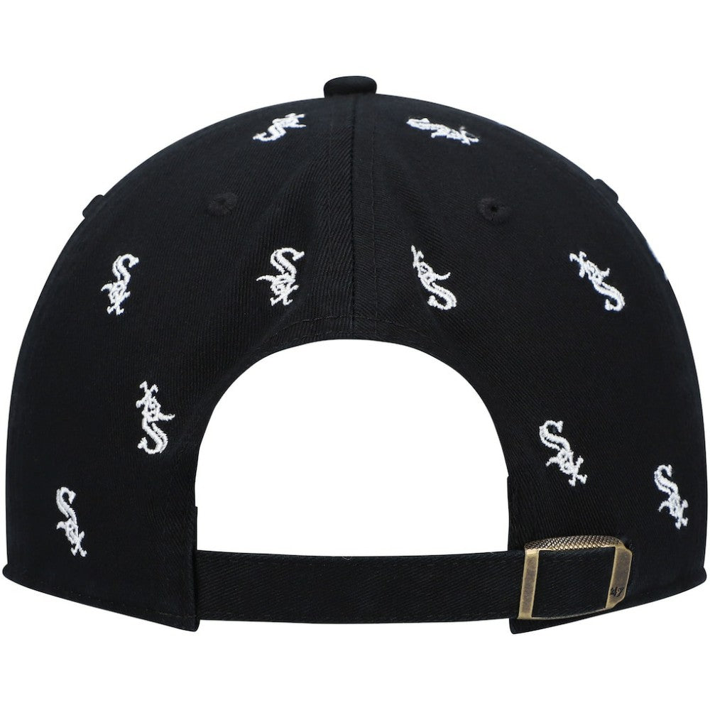 Chicago White Sox Women's Confetti Clean Up Adjustable Hat Black