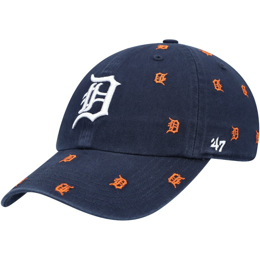 Detroit Tigers Women's Confetti Clean Up Adjustable Hat Navy