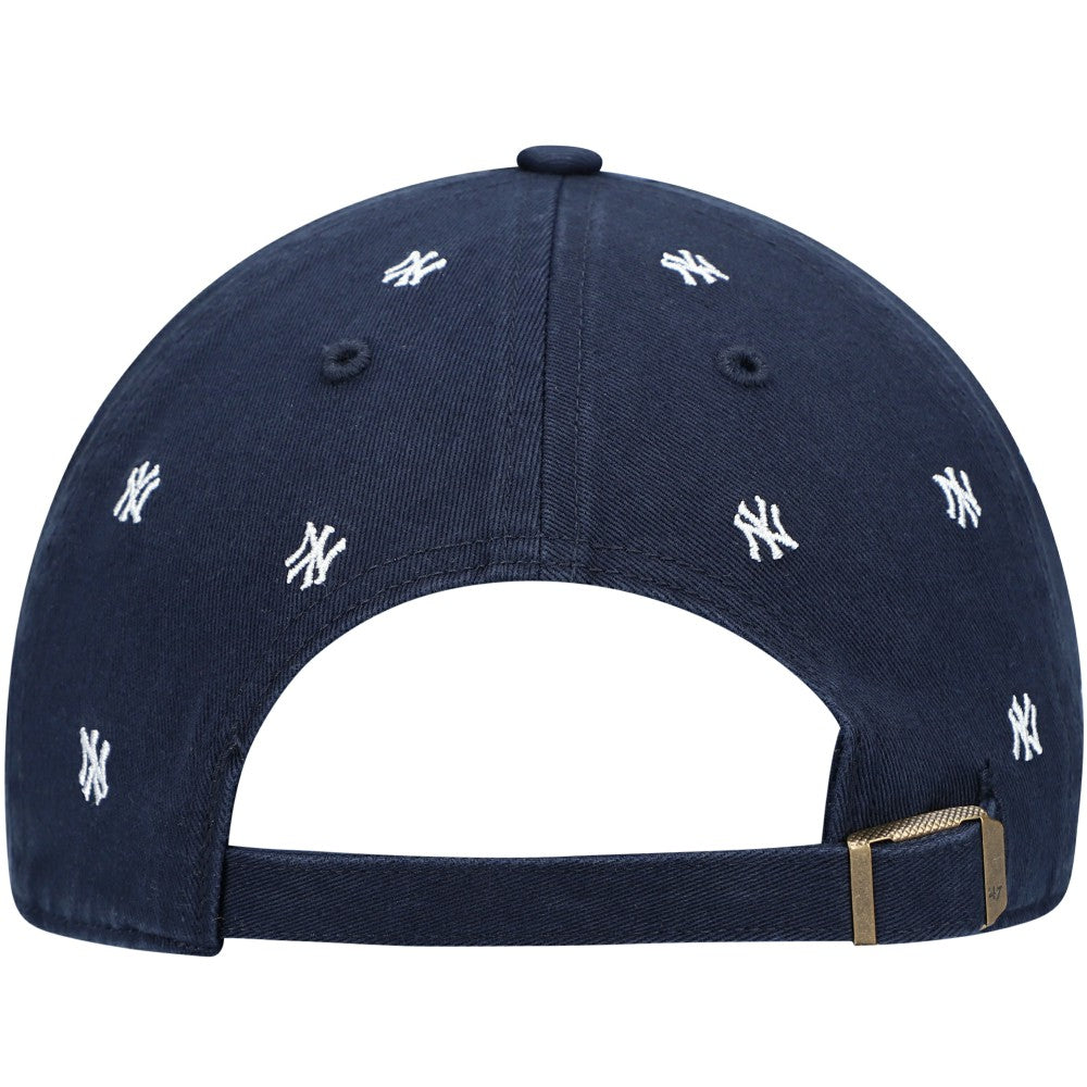 New York Yankees Women's Confetti Clean Up Adjustable Hat Navy