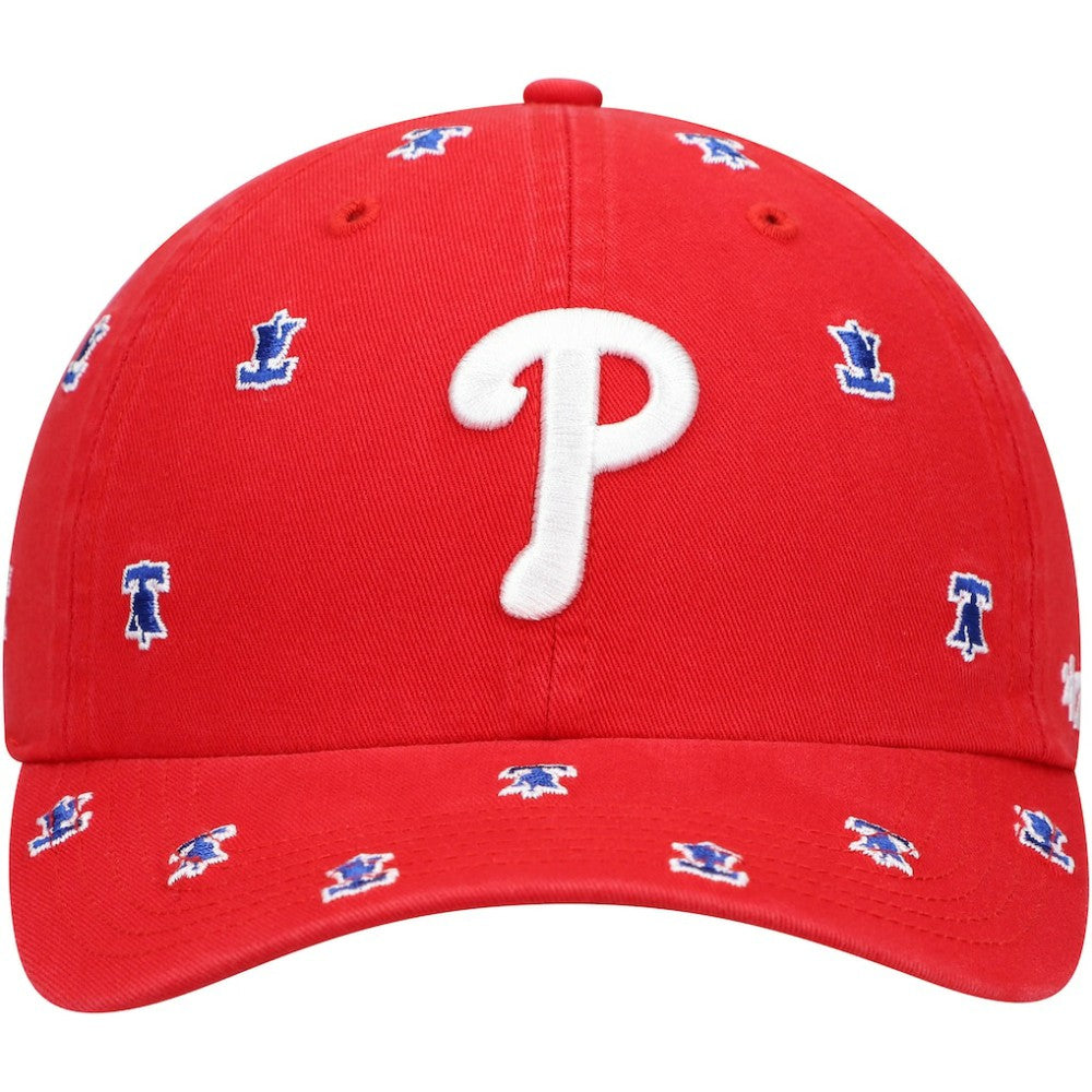 Philadelphia Phillies Women's Confetti Clean Up Adjustable Hat Red