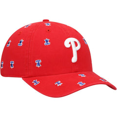 Philadelphia Phillies Women's Confetti Clean Up Adjustable Hat Red