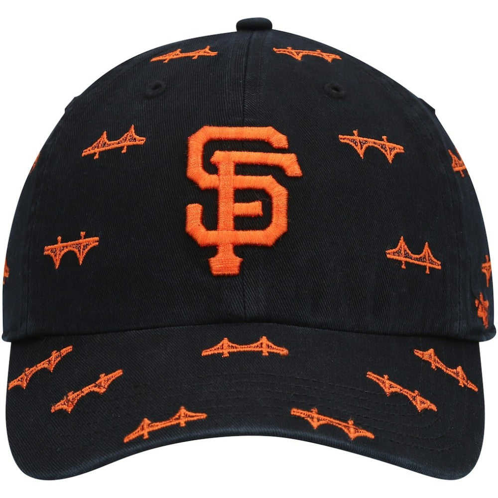San Francisco Giants Women's Confetti Clean Up Adjustable Hat Black