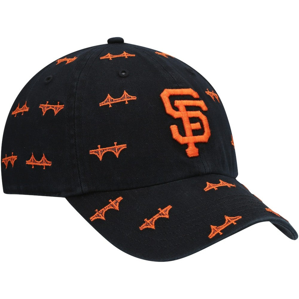 San Francisco Giants Women's Confetti Clean Up Adjustable Hat Black