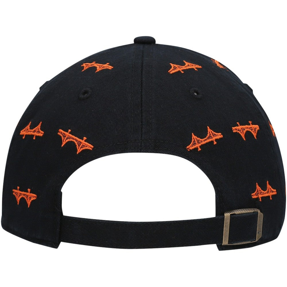 San Francisco Giants Women's Confetti Clean Up Adjustable Hat Black