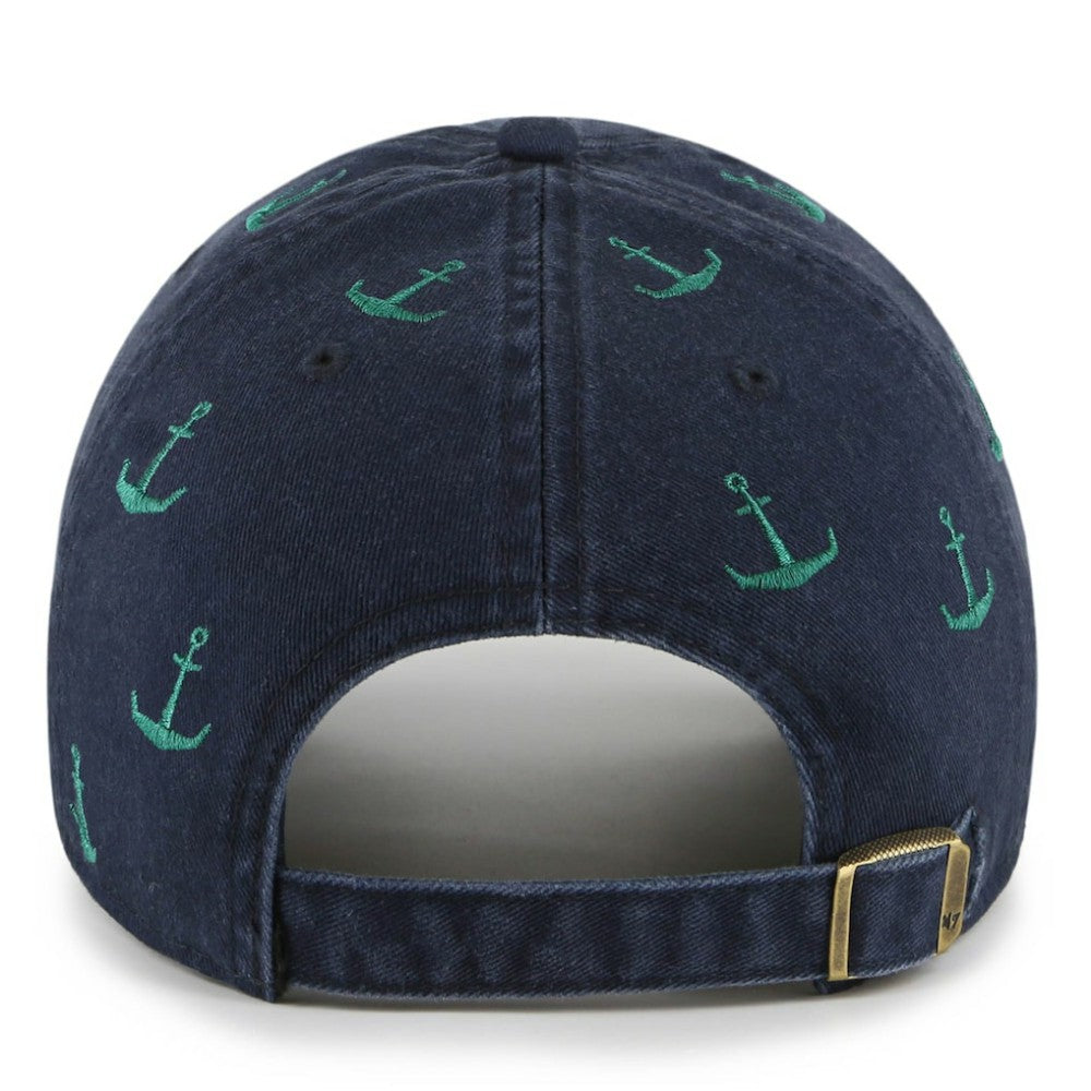 Seattle Mariners Women's Confetti Clean Up Adjustable Hat Navy