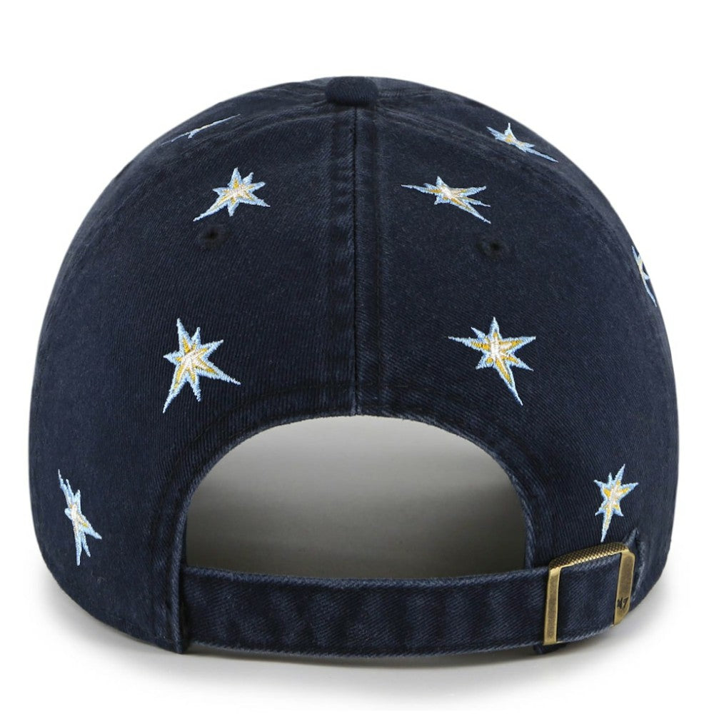 Tampa Bay Rays Women's Confetti Clean Up Adjustable Hat Navy