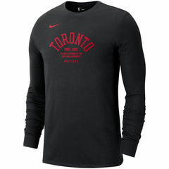 Toronto Raptors 75th Anniversary Courtside Element Long Sleeve T-Shirt - Black cheap