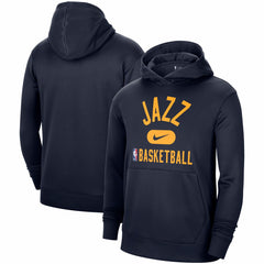 Utah Jazz 2021-2022 Spotlight On Court Performance Practice Pullover Hoodie - Navy online