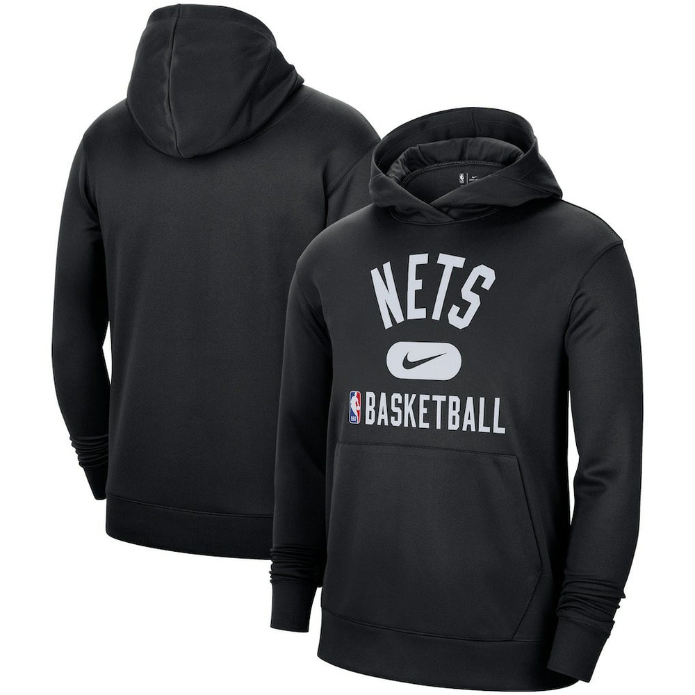 Brooklyn Nets 2021-2022 Spotlight On Court Performance Practice Pullover Hoodie - Black online