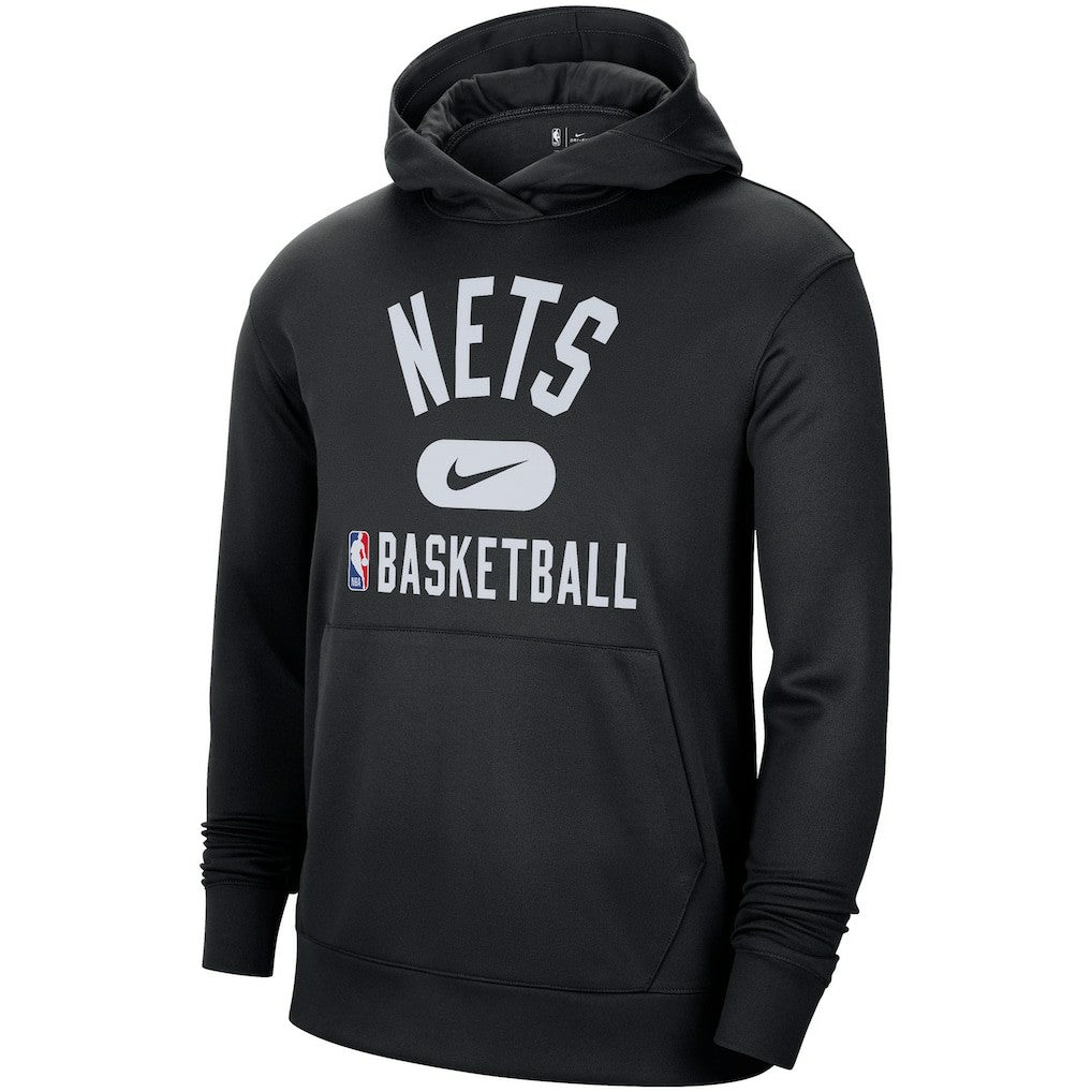 Brooklyn Nets 2021-2022 Spotlight On Court Performance Practice Pullover Hoodie - Black online