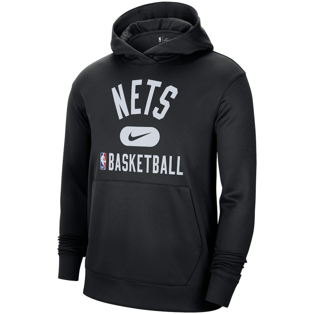 Brooklyn Nets 2021-2022 Spotlight On Court Performance Practice Pullover Hoodie - Black online