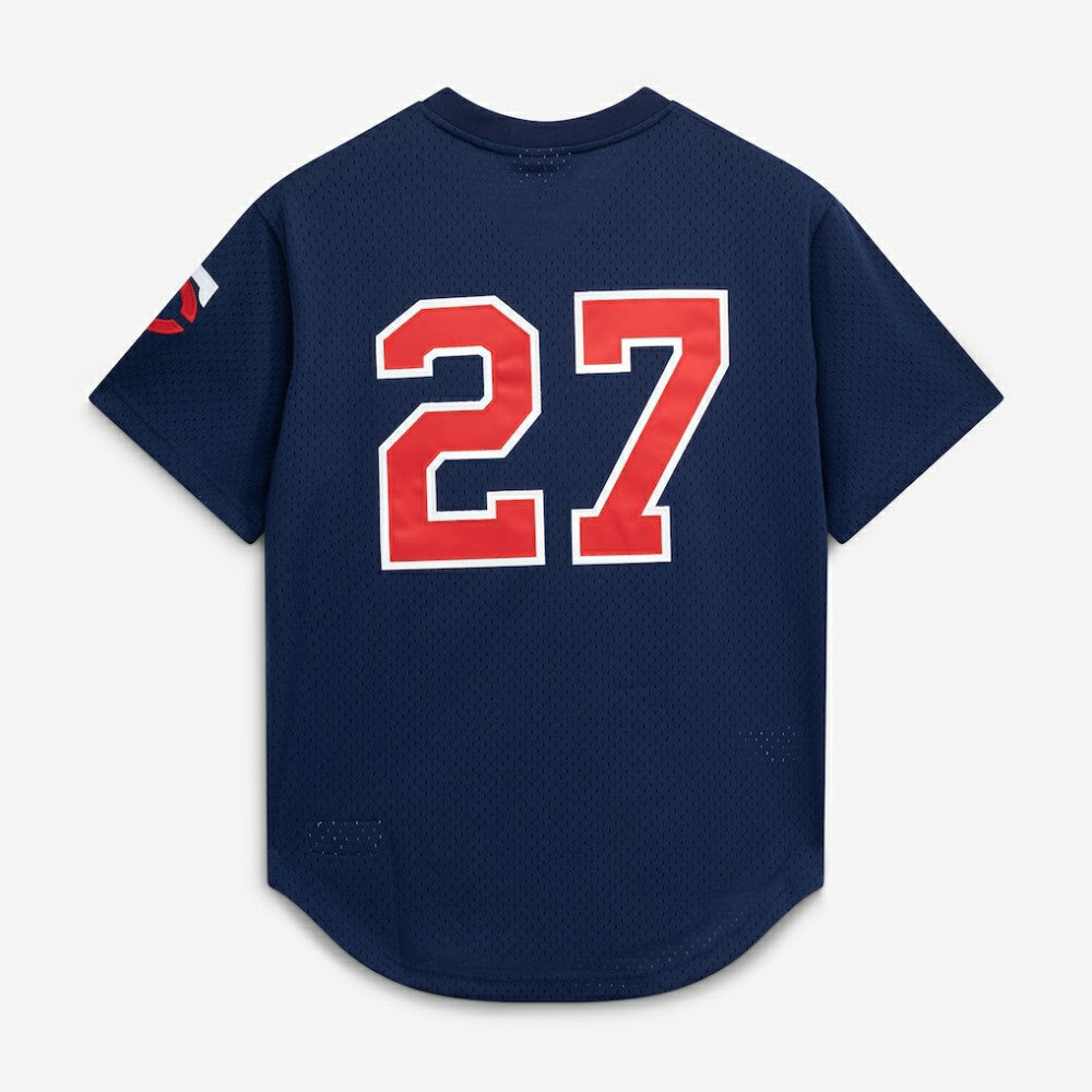 David Ortiz Minnesota Twins 2002 Cooperstown Collection Mesh Batting Practice Jersey Navy