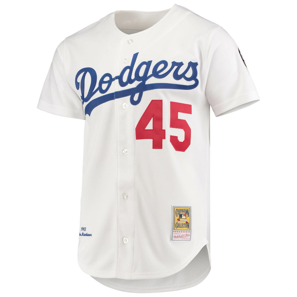 Pedro Martinez Los Angeles Dodgers 1993 Cooperstown Collection Home Authentic Jersey White
