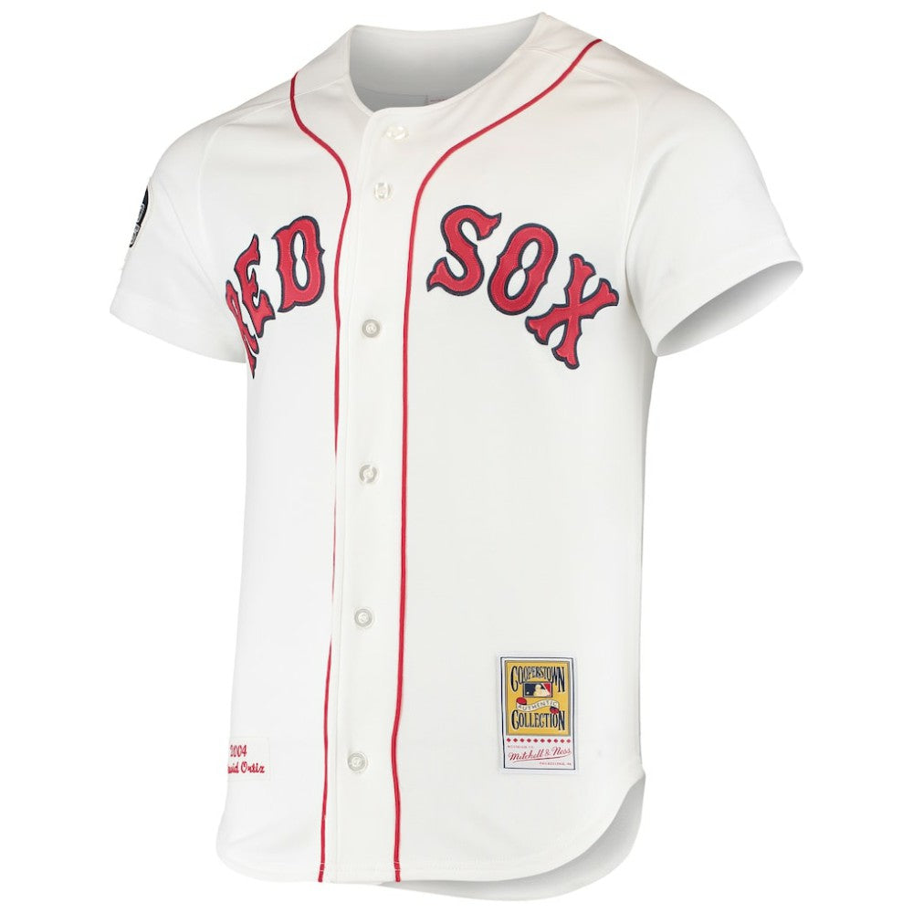 David Ortiz Boston Red Sox 2004 Cooperstown Collection Home Authentic Jersey White