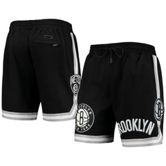 Brooklyn Nets Pro Standard Chenille Shorts - Black for sale