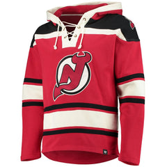 New Jersey Devils '47 Superior Lacer Hoodie - Red Jerseys