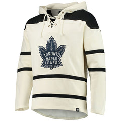 Toronto Maple Leafs '47 Superior Lacer Hoodie - Cream Hoodies