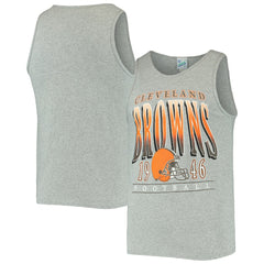 Cleveland Browns '47 Home Opener Vintage Tank Top - Heathered Gray for sale