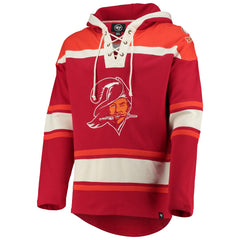 Tampa Bay Buccaneers '47 Throwback Lacer Pullover Hoodie - Red on sale