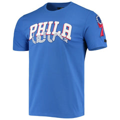 Philadelphia 76ers Pro Standard Chenille Team T-Shirt sale - Royal on sale
