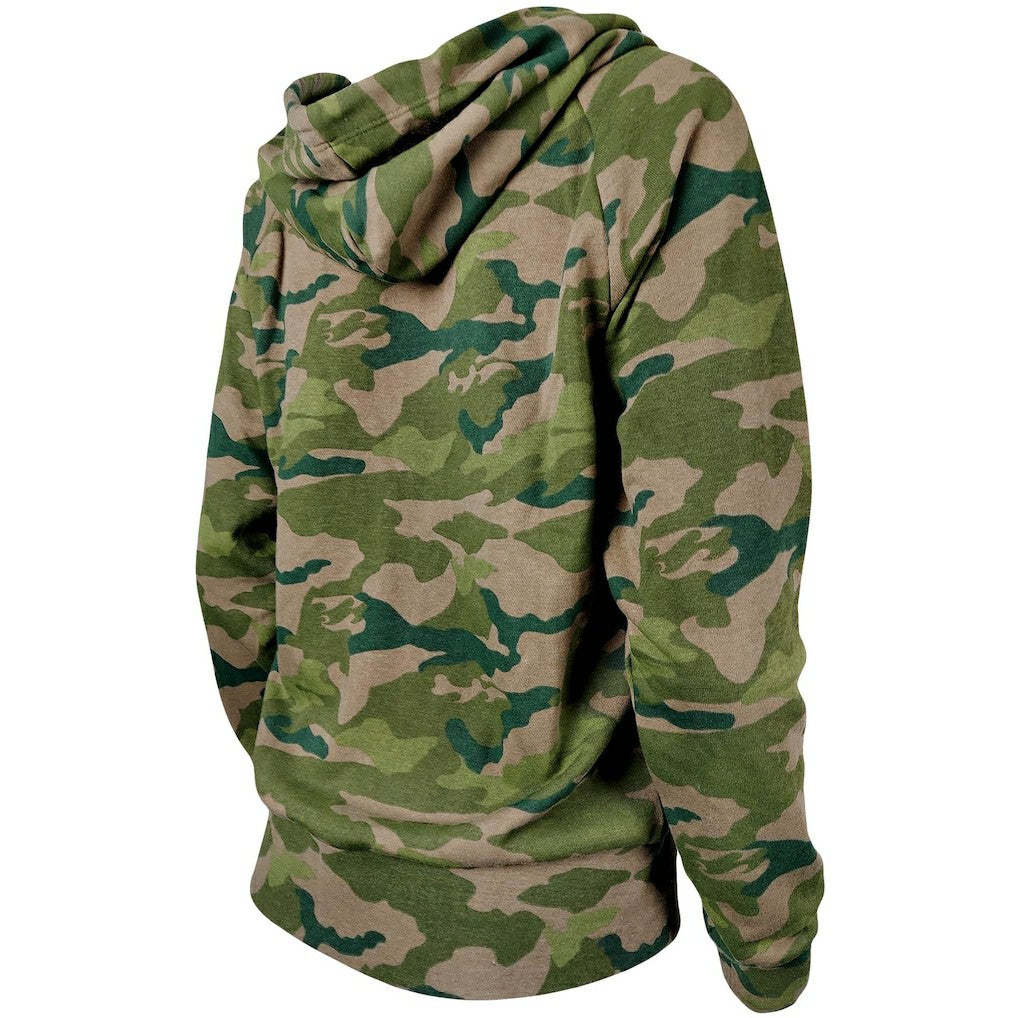 Arizona Cardinals New Era Women's Raglan Full-Zip Hoodie - Camo cheap