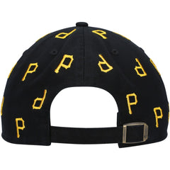 Pittsburgh Pirates Women's Confetti Clean Up Adjustable Hat Black