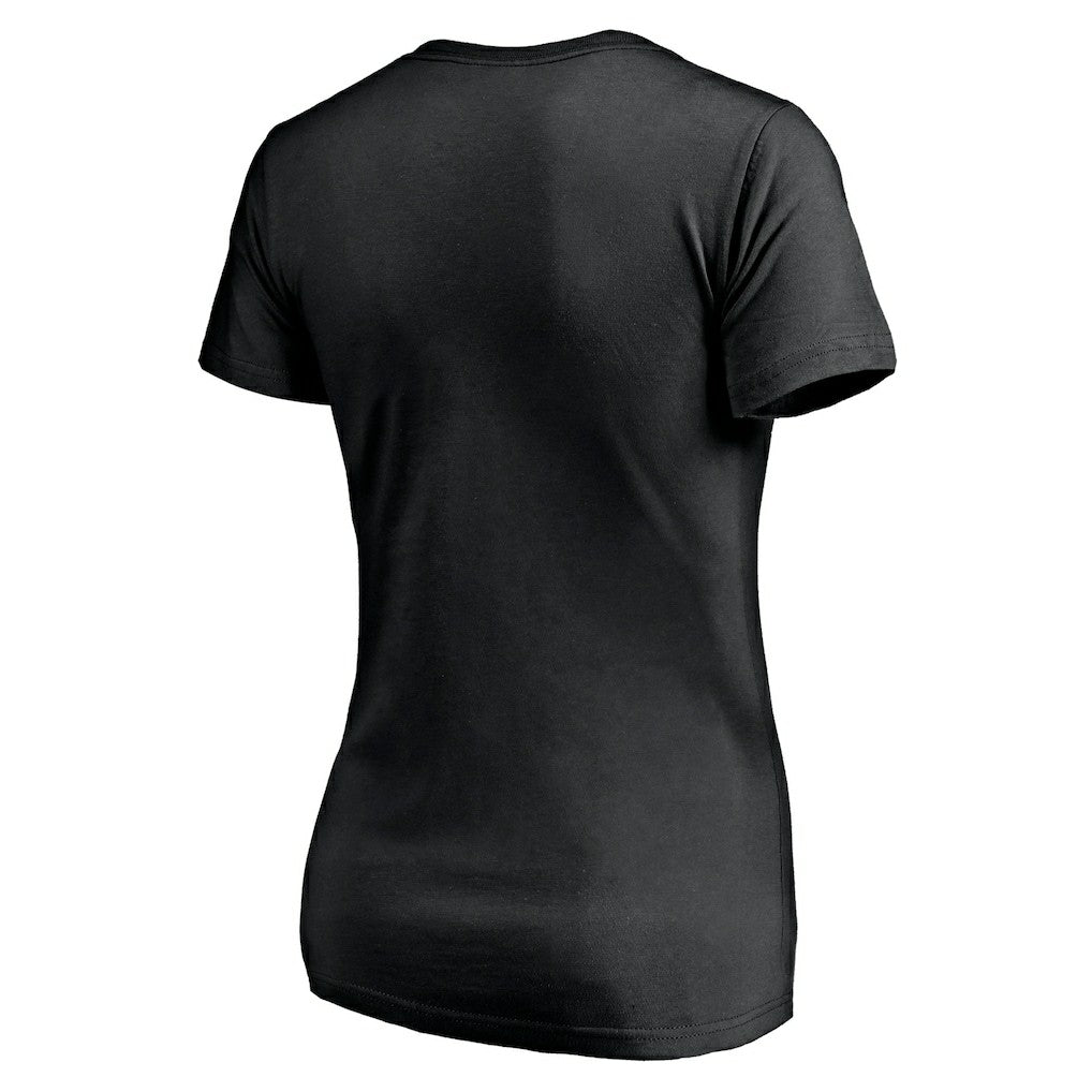 Brooklyn Nets Women's Mascot In Bounds V-Neck T-Shirt - Black shop