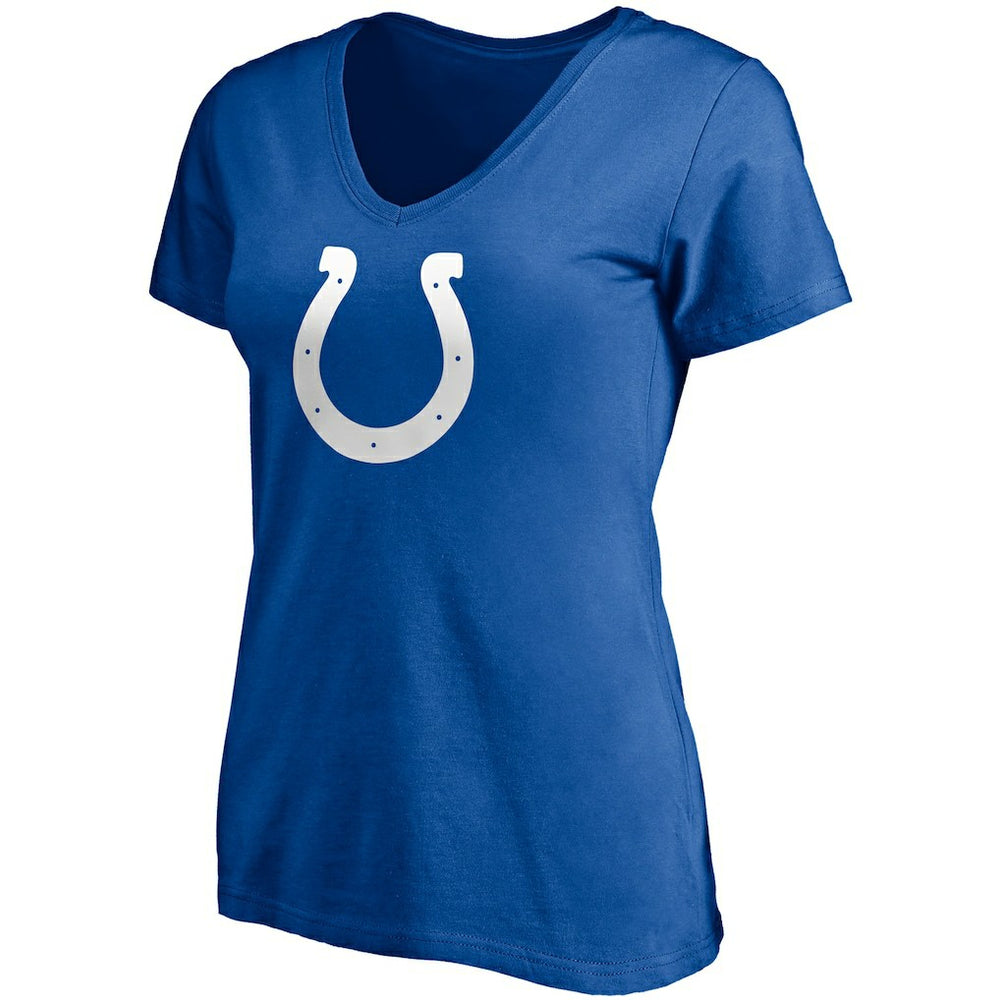 Jonathan Taylor Indianapolis Colts Women's Player Icon Name & Number V-Neck T-Shirt - Royal for sale
