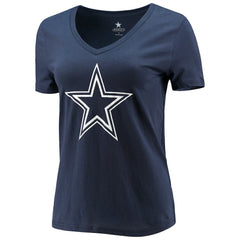 CeeDee Lamb Dallas Cowboys Women's Player Icon Name & Number V-Neck T-Shirt - Navy for sale