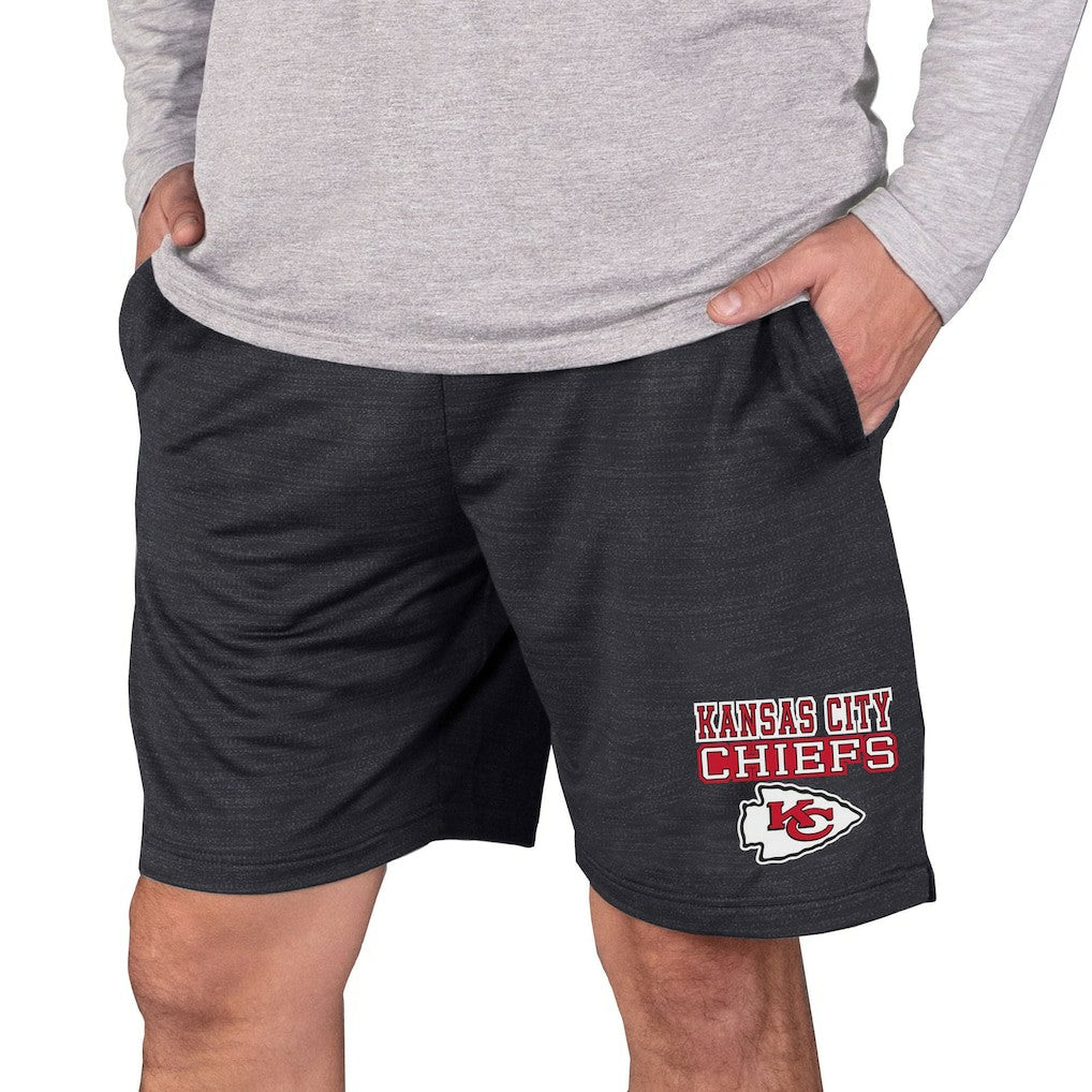 Kansas City Chiefs Concepts Sport Bullseye Knit Jam Shorts - Charcoal discount