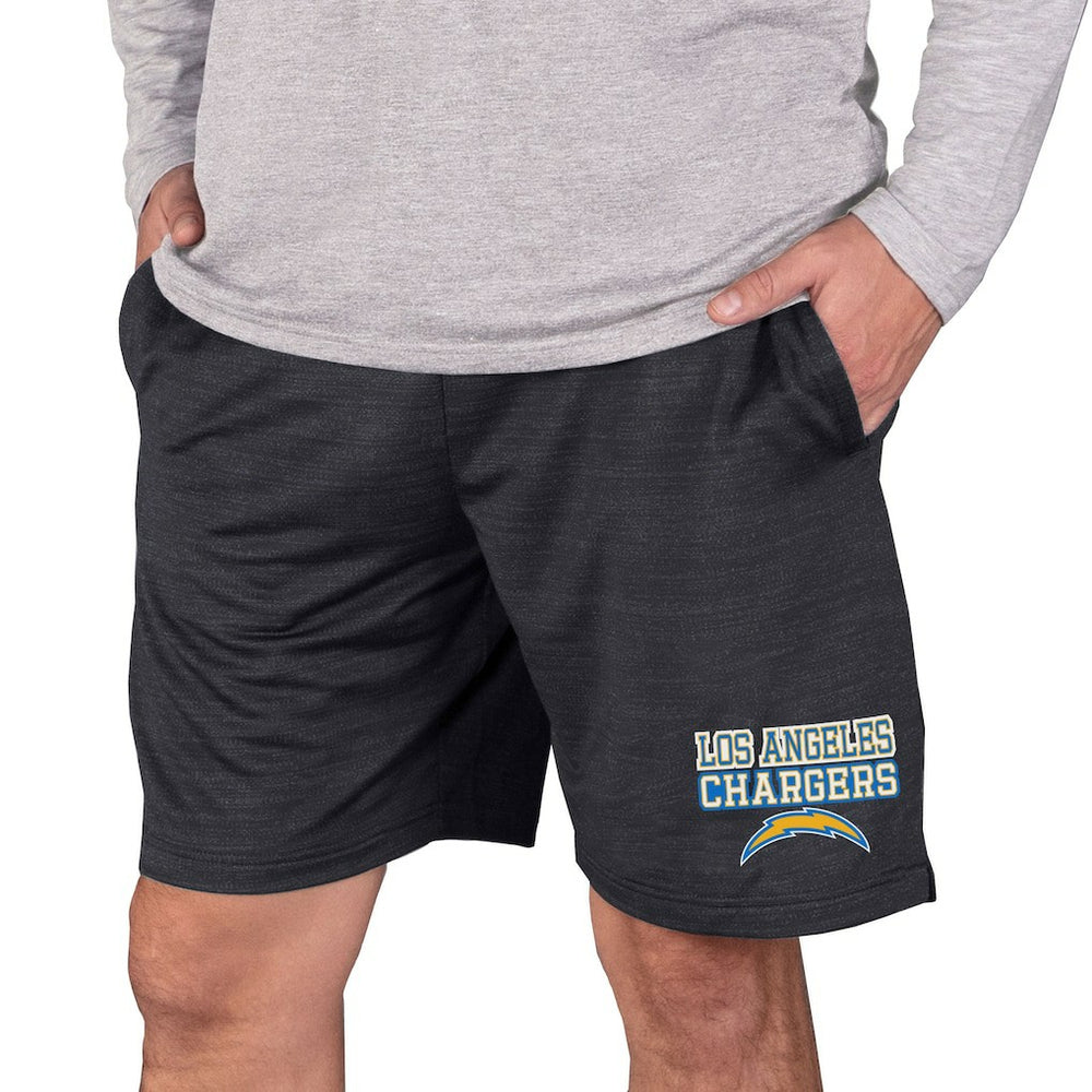 Los Angeles Chargers Concepts Sport Bullseye Knit Jam Shorts - Charcoal discount