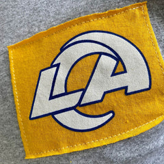 Los Angeles Rams Refried Apparel Sustainable Angle Long Sleeve T-Shirt - Gray discount