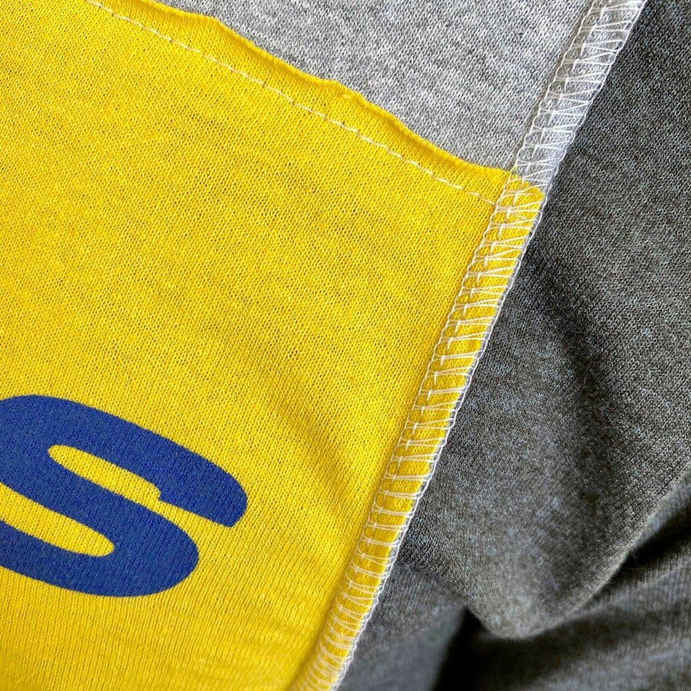 Los Angeles Rams Refried Apparel Sustainable Split T-Shirt - Heather Gray cheap