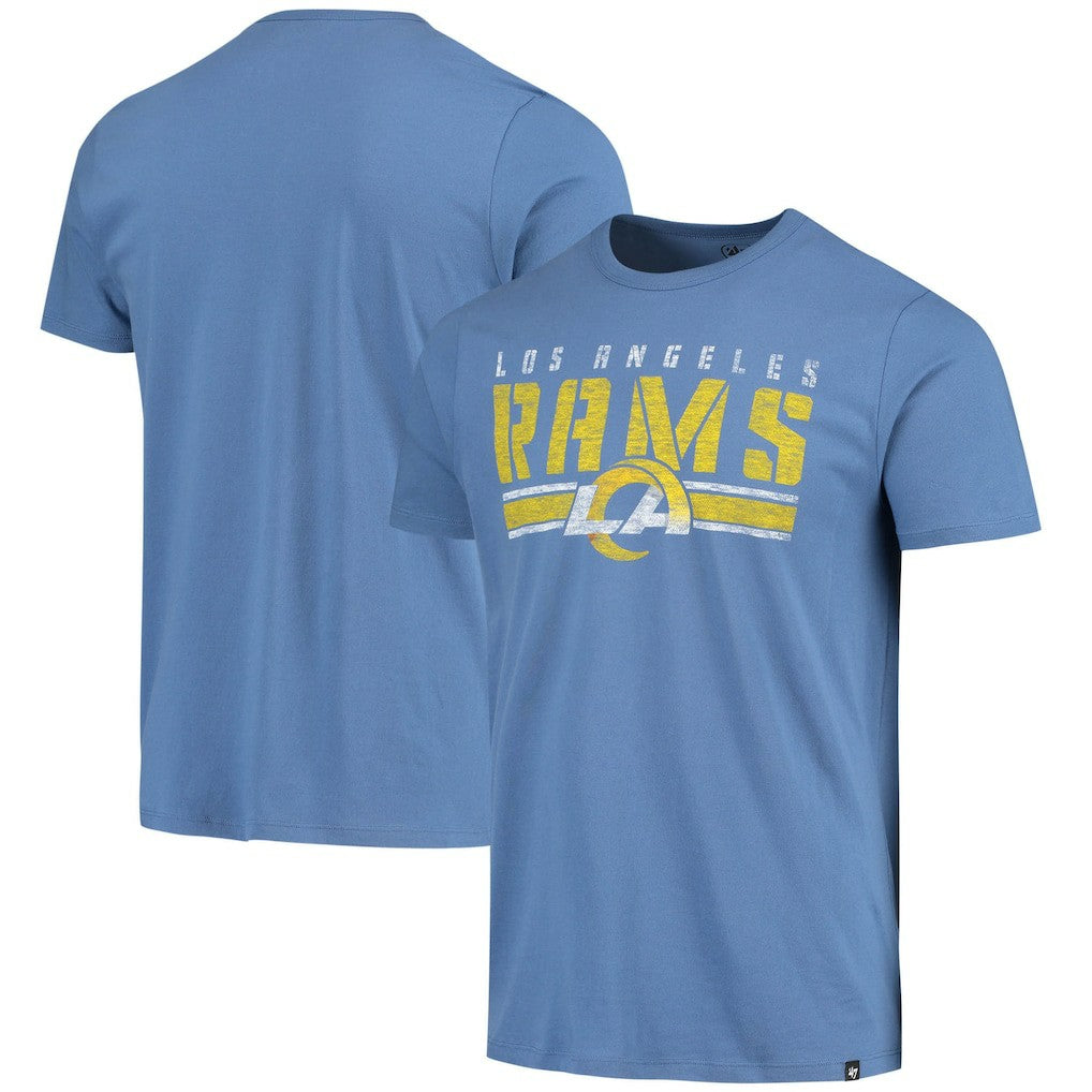 Los Angeles Rams '47 Stripe Thru Franklin T-Shirt - Heathered Royal online