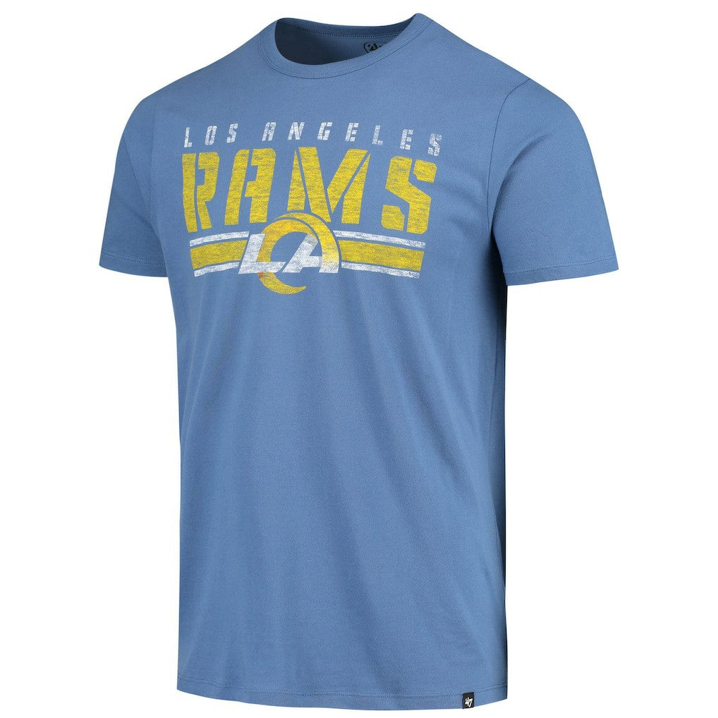 Los Angeles Rams '47 Stripe Thru Franklin T-Shirt - Heathered Royal online