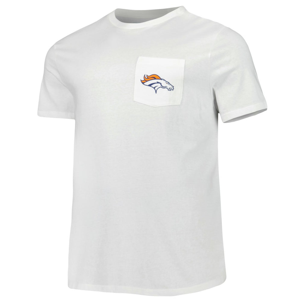 Denver Broncos Vineyard Vines Big & Tall Helmet T-Shirt - White for sale