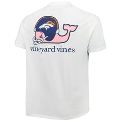 Denver Broncos Vineyard Vines Big & Tall Helmet T-Shirt - White for sale