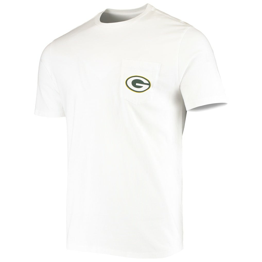 Green Bay Packers Vineyard Vines Big & Tall Helmet T-Shirt - White cheap