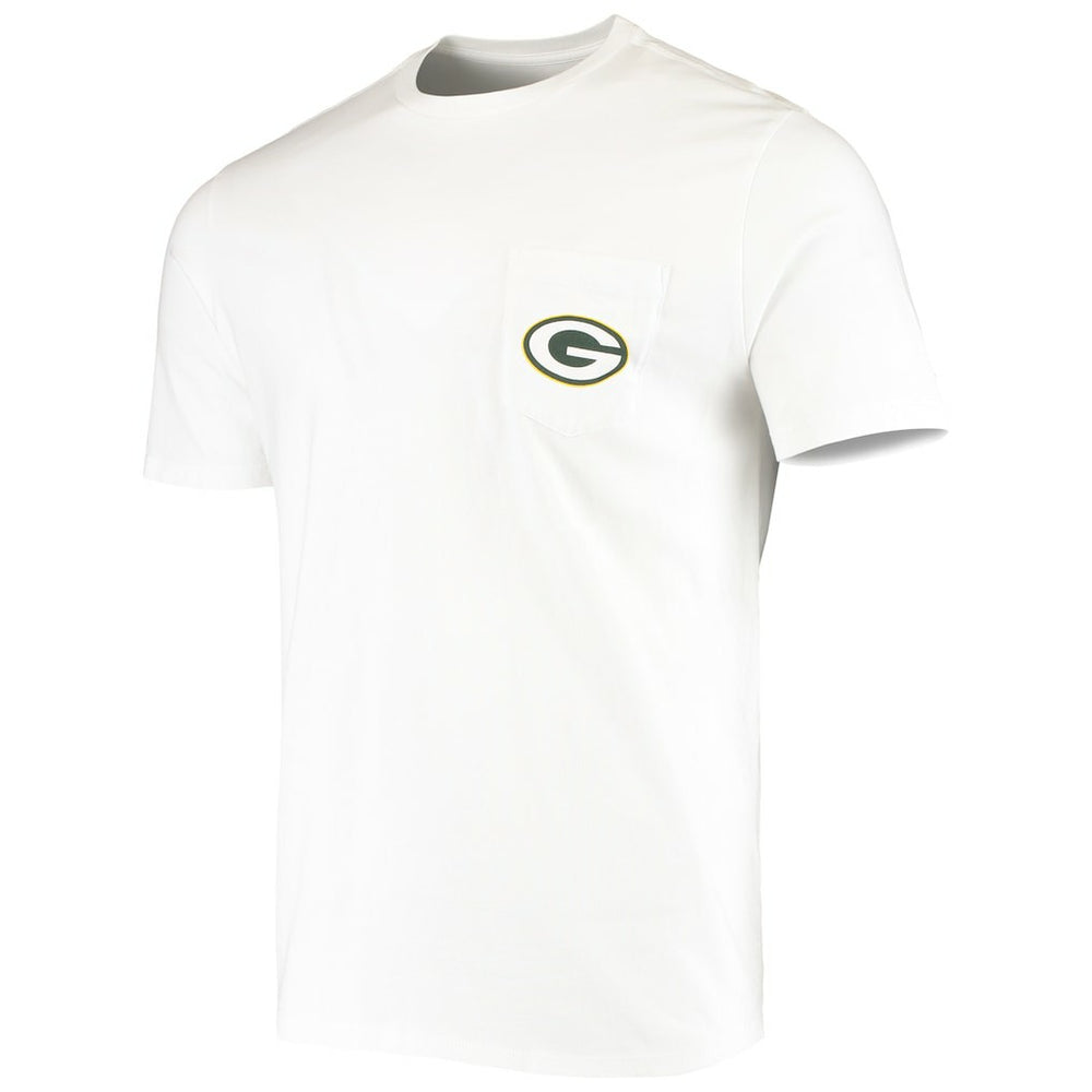 Green Bay Packers Vineyard Vines Big & Tall Helmet T-Shirt - White cheap