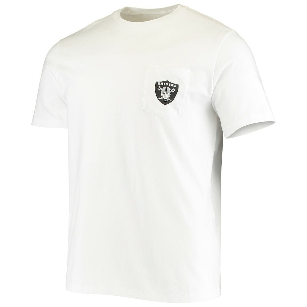 Las Vegas Raiders Vineyard Vines Big & Tall Helmet T-Shirt - White for sale