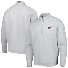 Arizona Cardinals Vineyard Vines Shep Shirt Quarter-Zip Sweatshirt - Heather Gray for sale