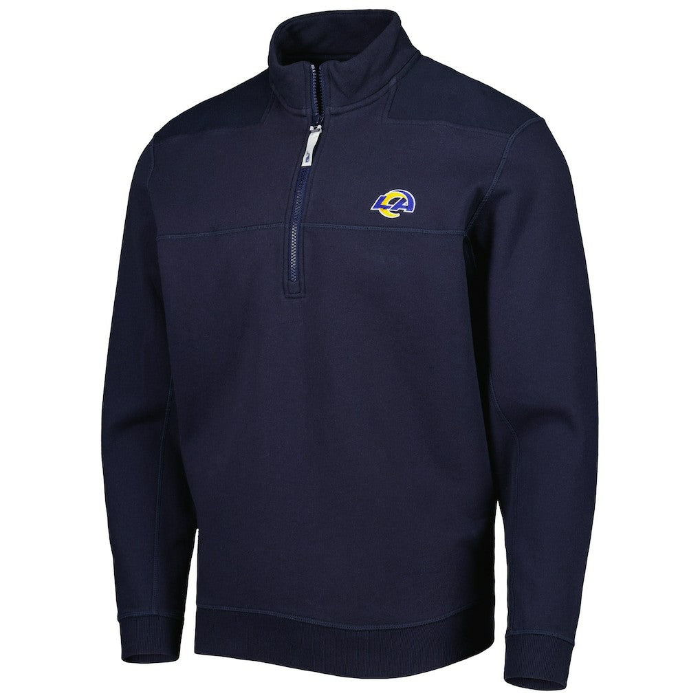 Los Angeles Rams Vineyard Vines Shep Shirt Quarter-Zip Sweatshirt - Navy online